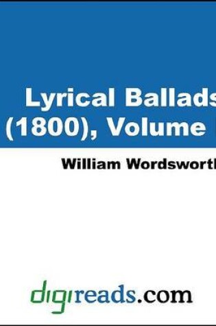 Cover of Lyrical Ballads (1800), Volume I
