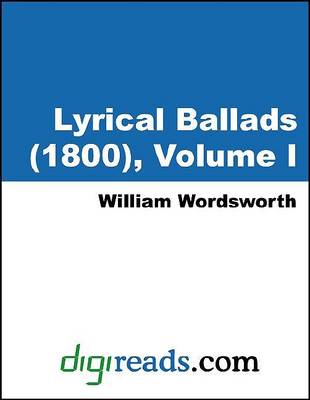 Book cover for Lyrical Ballads (1800), Volume I