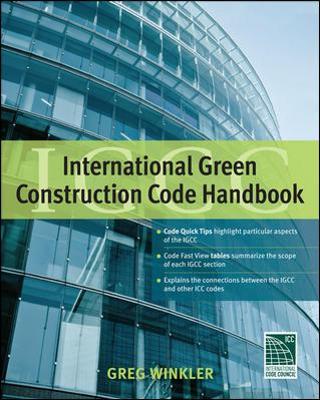 Book cover for International Green Construction Code (IGCC) Handbook (GreenSource)