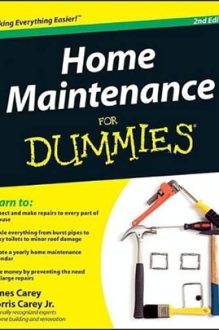 Cover of Home Maintenance For Dummies