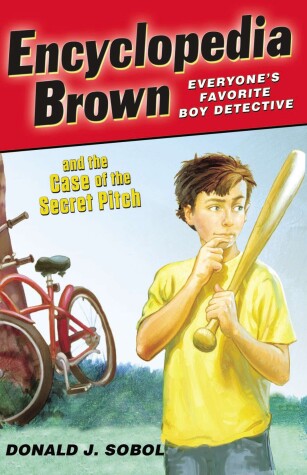 Book cover for Encyclopedia Brown and the Case of the Secret Pitch