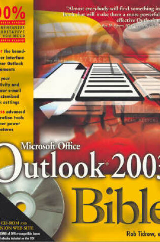 Cover of Microsoft Outlook 2003 Bible