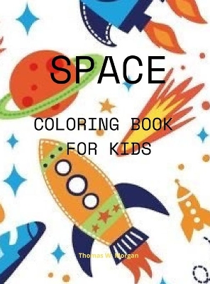 Book cover for Space Coloring Book for Kids