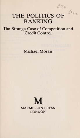 Book cover for Politics of Banking