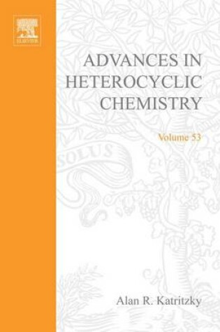 Cover of Advances in Heterocyclic Chemistry V53