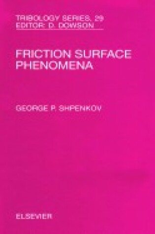 Cover of Friction Surface Phenomena