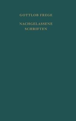 Book cover for Nachgelassene Schriften und Wissenschaftlicher Briefwechsel