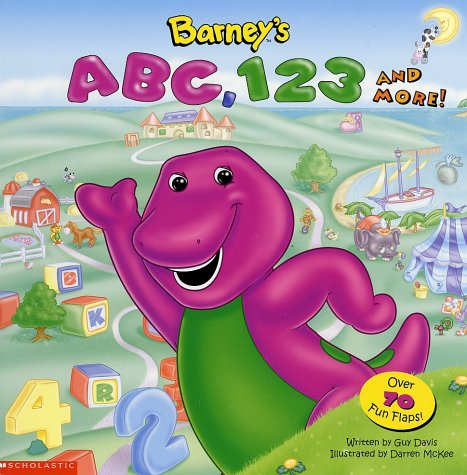 Book cover for Barney's ABC, 123, and More!