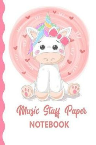 Cover of Music Staff Paper Notebook