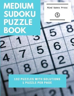 Book cover for Medium Sudoku Puzzle Book