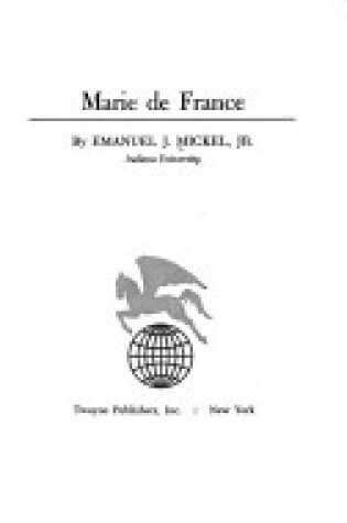 Cover of Marie de France
