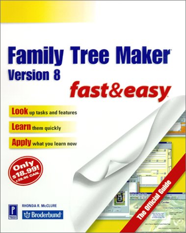 Book cover for Family Tree Maker X Fast and Easy