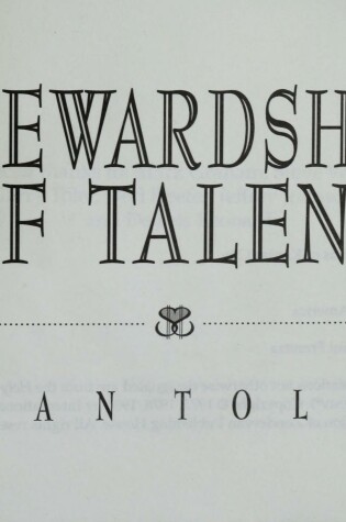 Cover of Stewardship of Talent