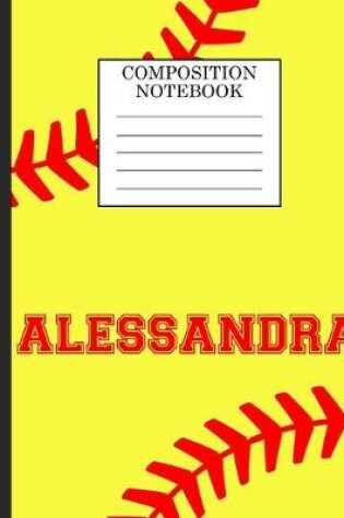 Cover of Alessandra Composition Notebook