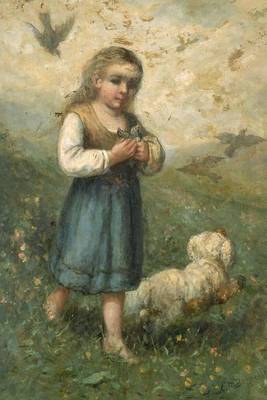 Book cover for Child with Bird and Dog (Edward Mitchell Bannister) for the Love of Art