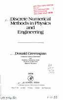 Book cover for Discrete Numerical Methods in Physics and Engineering