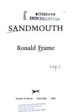 Cover of Sandmouth