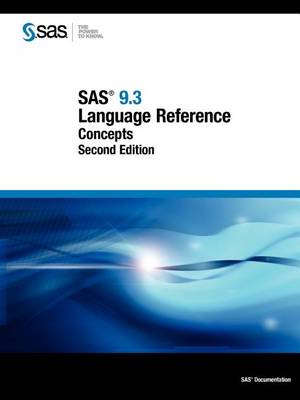 Book cover for SAS 9.3 Language Reference