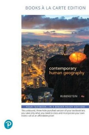 Cover of Contemporary Human Geography, Books a la Carte Plus Mastering Geography with Pearson Etext -- Access Card Package
