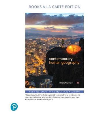 Book cover for Contemporary Human Geography, Books a la Carte Plus Mastering Geography with Pearson Etext -- Access Card Package