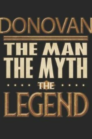 Cover of Donovan The Man The Myth The Legend