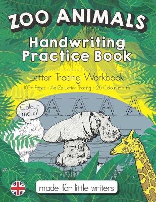 Cover of Zoo Animals Handwriting Practice Book