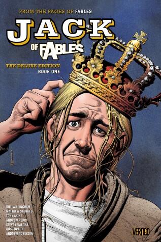 Book cover for Jack of Fables: The Deluxe Edition Book One