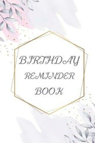 Cover of Birthday Reminder Book