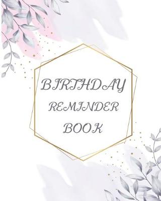 Book cover for Birthday Reminder Book