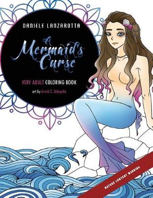 Book cover for A Mermaid's Curse - Adult Coloring Book