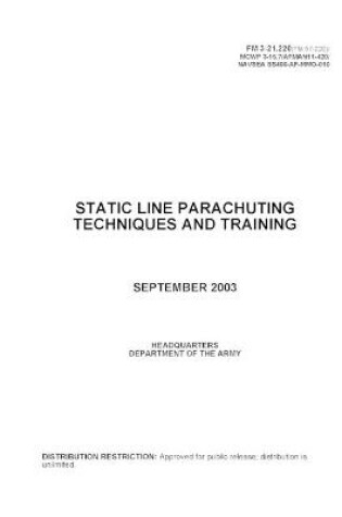 Cover of FM 3-21.220 (FM 57-220) Static Line Parachuting Techniques and Training