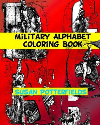 Book cover for Military Alphabet Coloring Book