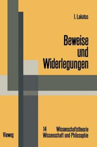 Cover of Beweise Und Widerlegungen