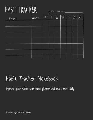 Book cover for Habit Tracker Notebook