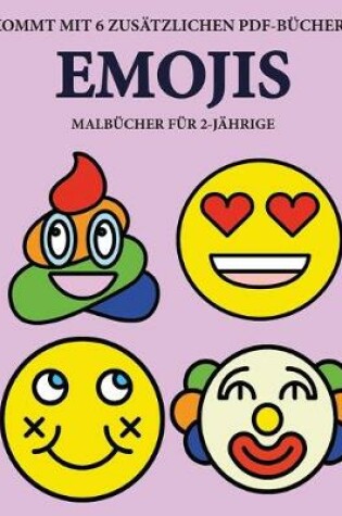 Cover of Malbücher für 2-Jährige (Emojis)