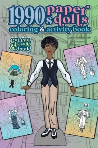 Cover of 1990s Paper Dolls Coloring and Activity Book