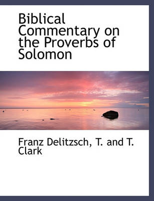 Book cover for Biblical Commentary on the Proverbs of Solomon