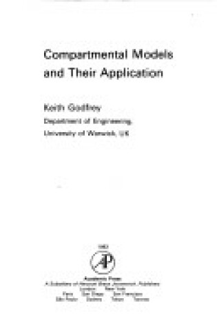 Cover of Compartmental Models and Their Application