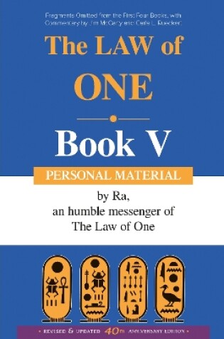 Cover of Law of One Book V: Personal Material Fragments Omitted from the First Four Books