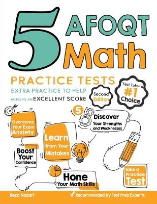 Book cover for 5 AFOQT Math Practice Tests