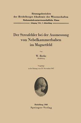 Book cover for Der Streufehler Bei Der Ausmessung Von Nebelkammerbahnen Im Magnetfeld