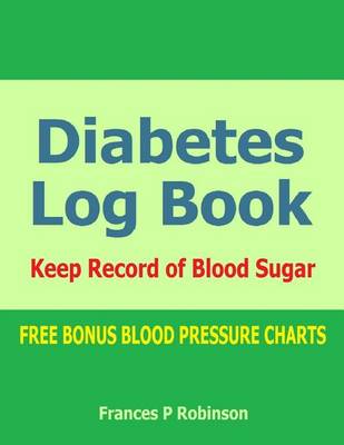 Book cover for Diabetes Log Book