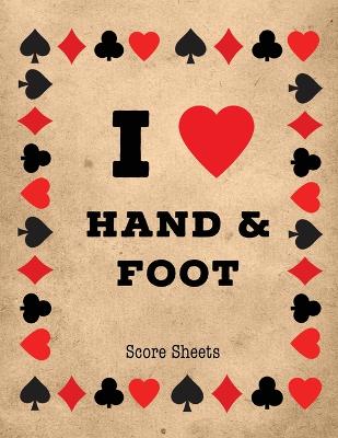 Book cover for Hand And Foot Score Sheets