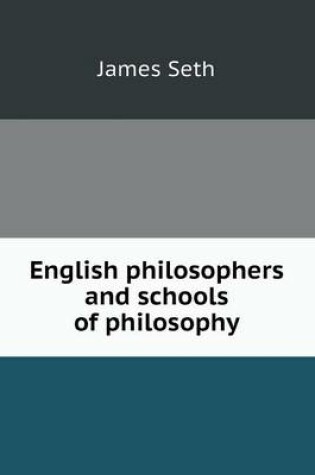 Cover of English philosophers and schools of philosophy