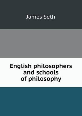 Book cover for English philosophers and schools of philosophy