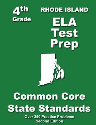 Book cover for Rhode Island 4th Grade ELA Test Prep