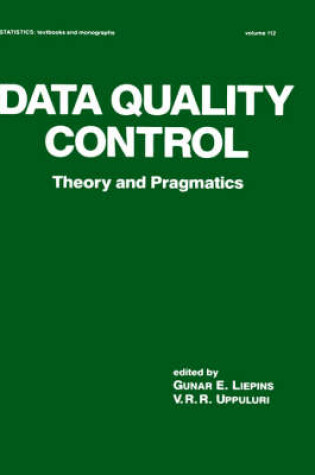 Cover of Data Quality Control