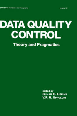 Book cover for Data Quality Control