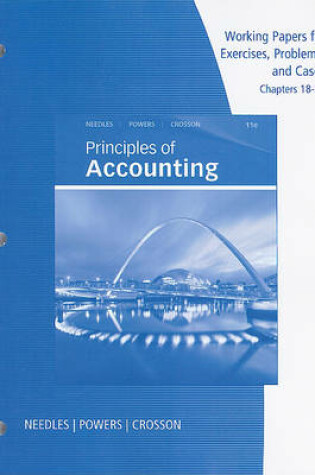 Cover of Principles of Accounting, Working Papers, Chapters 18-28