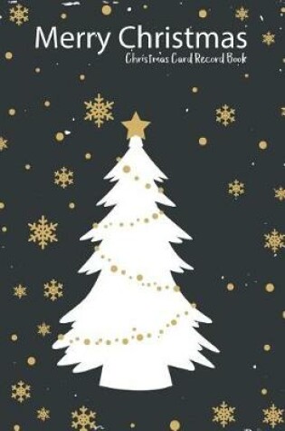 Cover of Christmas Card Record Book